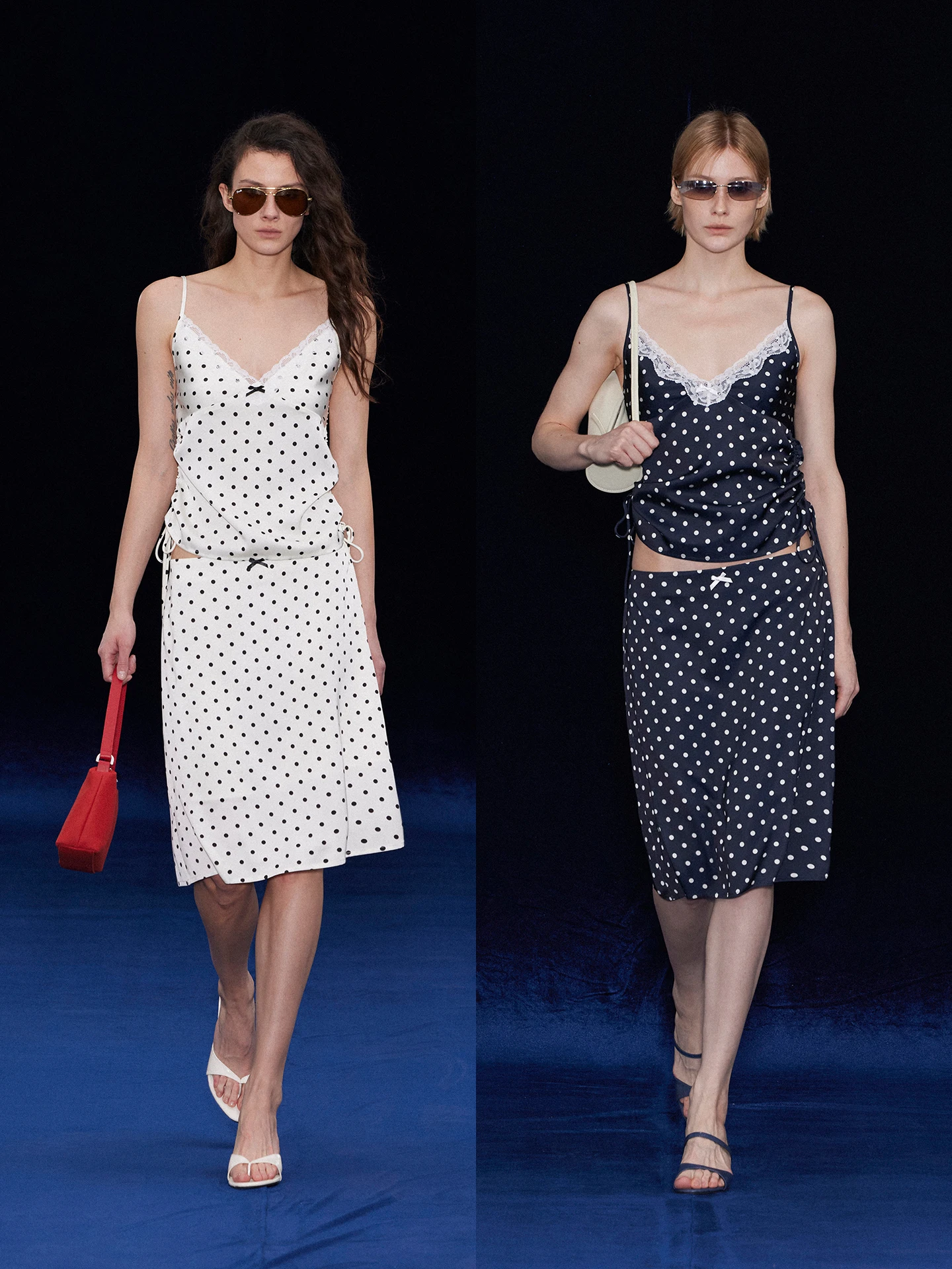 Randpickee Touch Series Lace Dot V-neck Gathered Lace Trim V-neck Strap Women's Slim Fit Polyester Short H-Shape Vest
Randpickee Touch Series Lace Dot V-neck Gathered Lace Trim V-neck Strap Women's Slim Fit Polyester Short H-Shape Vest