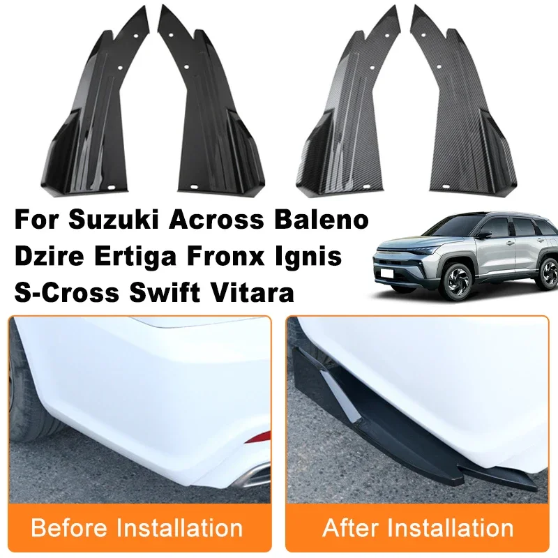 Car Rear Bumper Spoiler Lip Diffuser Side Skirt Splitter Wrap Angle Anti-Crash For Suzuki Across Baleno Dzire Ertiga Fronx Ignis
Car Rear Bumper Spoiler Lip Diffuser Side Skirt Splitter Wrap Angle Anti-Crash For Suzuki Across Baleno Dzire Ertiga Fronx Ignis
