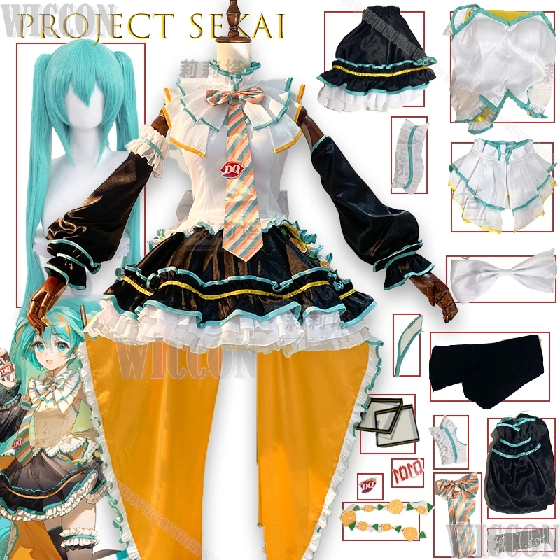 Project Sekai Colorful Stage Mikkuu DQIce Cream Collaboration Cosplay Clothes Cos Outfit Carnival Cute Dress Halloween Christmas
Project Sekai Colorful Stage Mikkuu DQIce Cream Collaboration Cosplay Clothes Cos Outfit Carnival Cute Dress Halloween Christmas