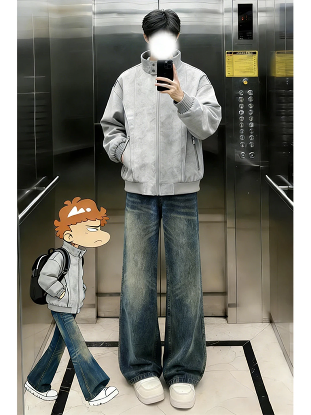 American Sle Blue Straight Leg Men's Jeans High Waist Knife Trousers Slimming Bootcut Pants Clean Fit Winter Wear
American Sle Blue Straight Leg Men's Jeans High Waist Knife Trousers Slimming Bootcut Pants Clean Fit Winter Wear