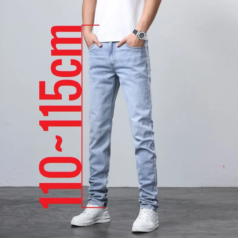 195cm Tall Men's Slim Fit Jeans Extra Long Length Denim Pants Male Thin Y2k Young Stretch 110 115cm 190cm Cm 115 190 Lengthened
195cm Tall Men's Slim Fit Jeans Extra Long Length Denim Pants Male Thin Y2k Young Stretch 110 115cm 190cm Cm 115 190 Lengthened