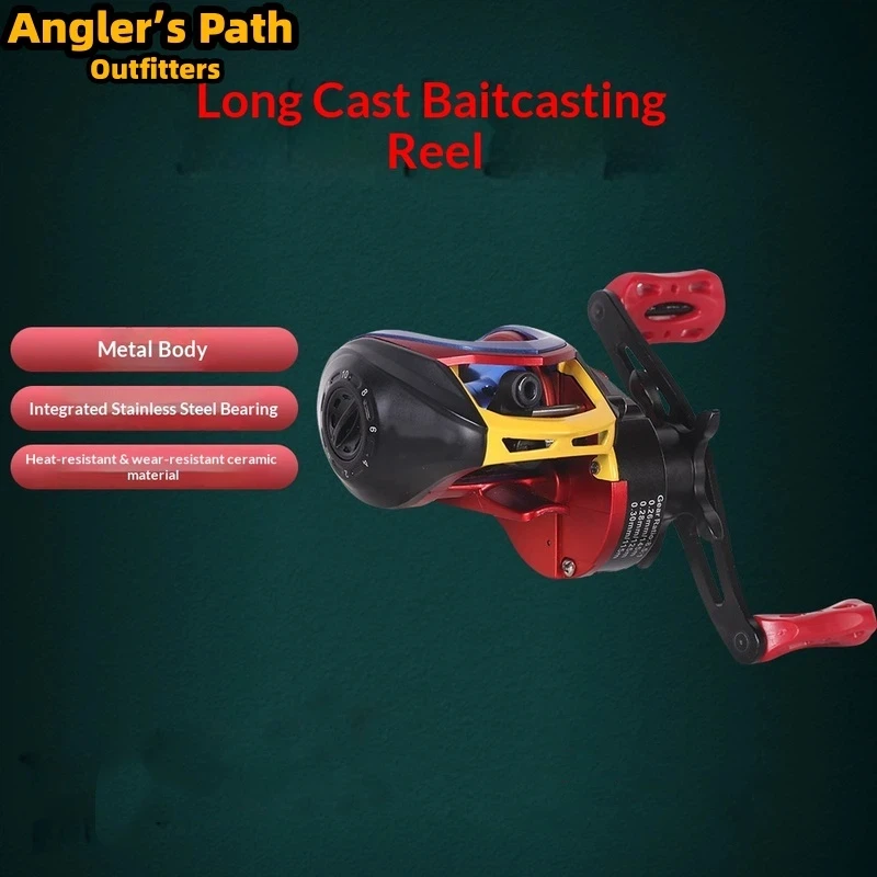 Baitcasting Reel Magnetic Brake Anti Backlash Long Casting Metal Spool High Gear Ratio Smooth Outdoor Fishing For Adult Anglers
Baitcasting Reel Magnetic Brake Anti Backlash Long Casting Metal Spool High Gear Ratio Smooth Outdoor Fishing For Adult Anglers