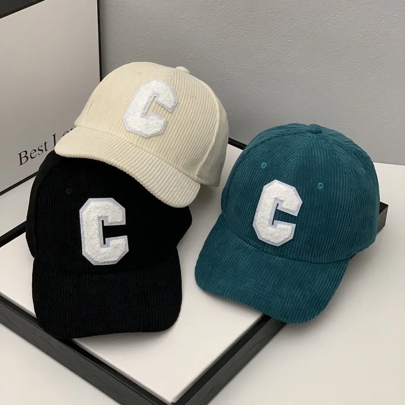 Corduroy Baseball Cap Spring Summer Men Women Letter C Embroidery Sun Hat Adjustable Unisex Casual Hip Hop Dad Trucker Caps 2024
Corduroy Baseball Cap Spring Summer Men Women Letter C Embroidery Sun Hat Adjustable Unisex Casual Hip Hop Dad Trucker Caps 2024