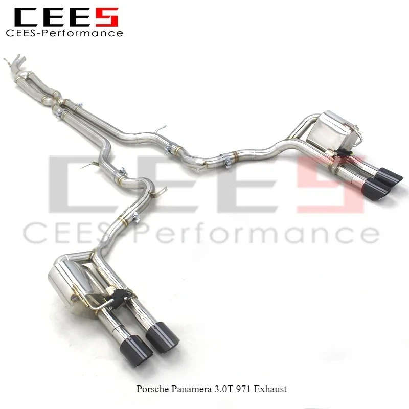 cees SUS304 Valve Catback Exhaust for Porsche Panamera 3.0T 971 (2017-2018) Performance Muffler Pipe Sound Exhaust Upgrades
cees SUS304 Valve Catback Exhaust for Porsche Panamera 3.0T 971 (2017-2018) Performance Muffler Pipe Sound Exhaust Upgrades