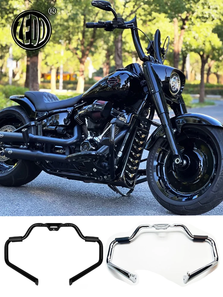 Fits Harley2018 Fat Boy Softail Breakout Low Rider Street Glide Street Bob Modified Front Bumper Guard Thickened eavyDuty 18-25
Fits Harley2018 Fat Boy Softail Breakout Low Rider Street Glide Street Bob Modified Front Bumper Guard Thickened eavyDuty 18-25