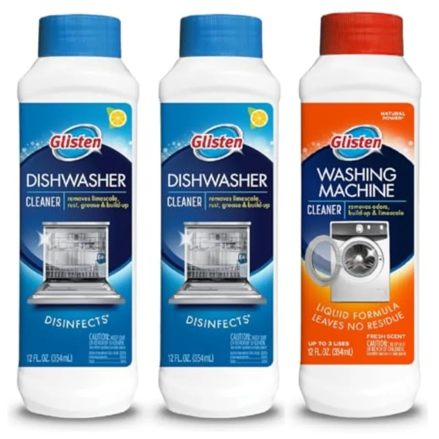 Dishwasher Magic Machine Cleaner and Disinfectant 2-Pack and Washer Magic Washing Machine Cleaner
Dishwasher Magic Machine Cleaner and Disinfectant 2-Pack and Washer Magic Washing Machine Cleaner