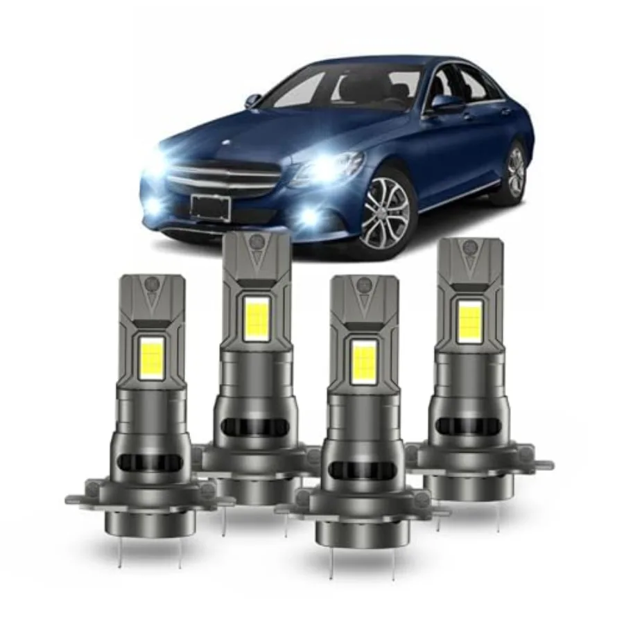 For Mercedes-Benz C250 C300 C350 headlight bulbs combo: Hi-Low Beam 600 brighter plug-and-play 60000+ hours lifespan IP68 water
For Mercedes-Benz C250 C300 C350 headlight bulbs combo: Hi-Low Beam 600 brighter plug-and-play 60000+ hours lifespan IP68 water