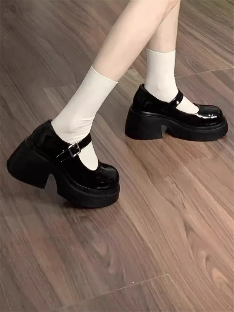 Women's Mary Jane Shoes Thick Bottom Heightening Spring Autumn New Style High Heel School Uniform Single Shoes Fashionable Ja...
Women's Mary Jane Shoes Thick Bottom Heightening Spring Autumn New Style High Heel School Uniform Single Shoes Fashionable Ja...