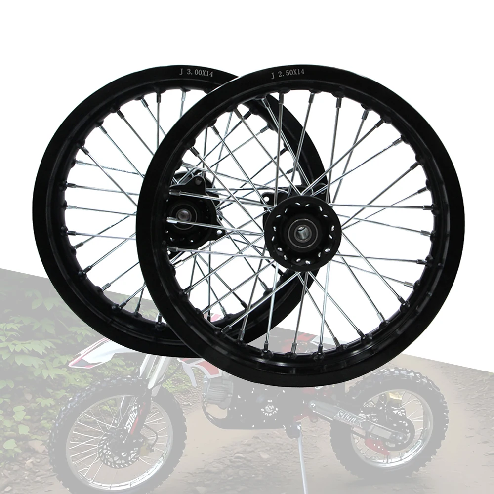 2.50-14" 3.00-14" Alloy Wheel Rim For KAYO BSE Apollo Xmotos Racing Supermoto Dirt Pit Bike Motocross 14 Inch Front Rear Wheels
2.50-14" 3.00-14" Alloy Wheel Rim For KAYO BSE Apollo Xmotos Racing Supermoto Dirt Pit Bike Motocross 14 Inch Front Rear Wheels