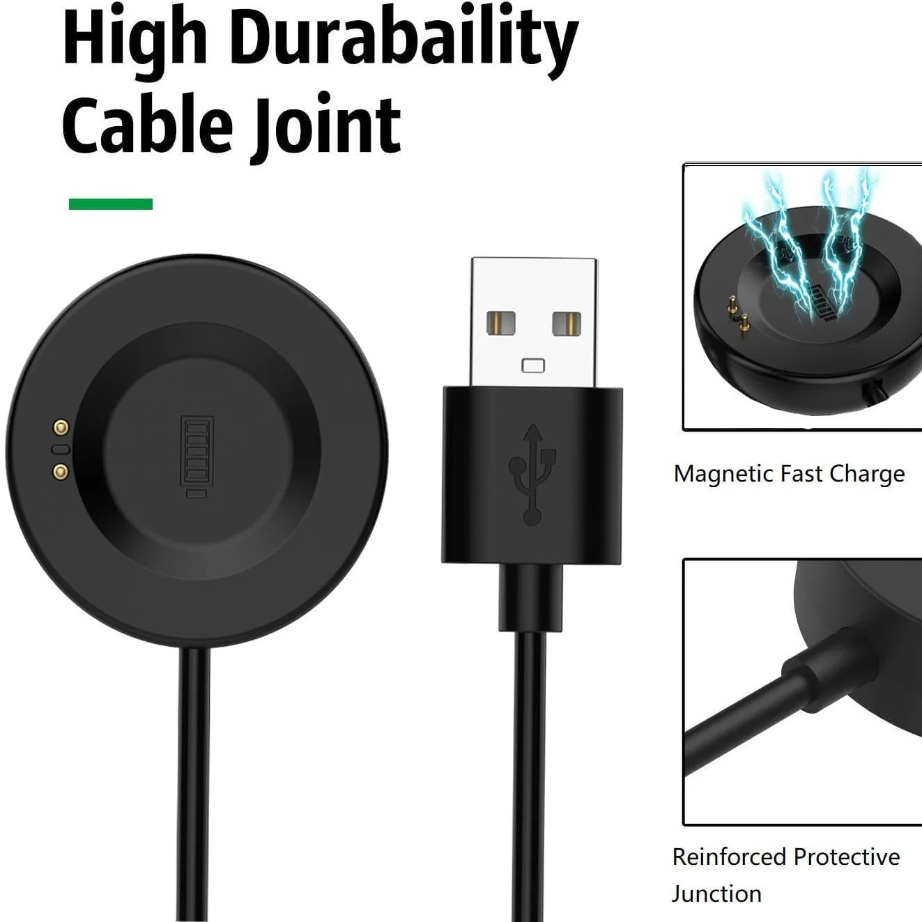 Magnetic Charging Cable for iTECH Fusion 2/3 Smartwatch 1m 5V Black Type C
Magnetic Charging Cable for iTECH Fusion 2/3 Smartwatch 1m 5V Black Type C