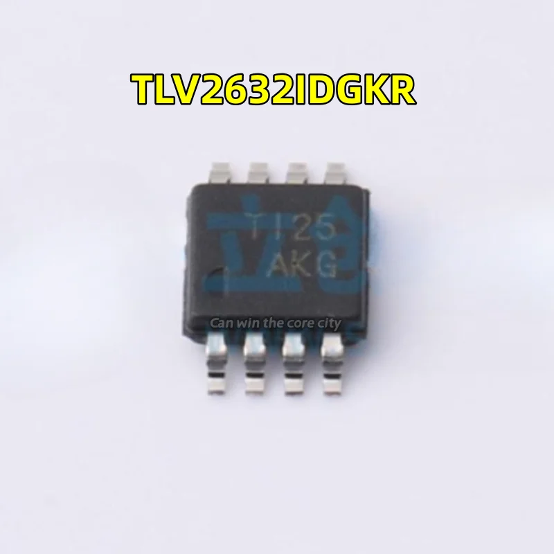 10 шт./лот, новый TLV2632IDGKR TLV2632 MSOP8, экран AKG, универсальный операционный усилитель на складе
10 шт./лот, новый TLV2632IDGKR TLV2632 MSOP8, экран AKG, универсальный операционный усилитель на складе