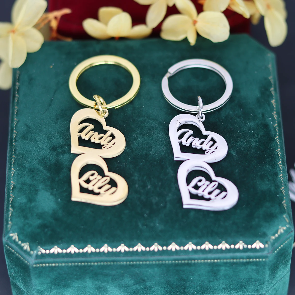 QIAMNI Custom Heart Keychain Personalized Family Member Couple Multi Name Keyring Stainless Steel Pendant Key Chain Jewelry Gift
QIAMNI Custom Heart Keychain Personalized Family Member Couple Multi Name Keyring Stainless Steel Pendant Key Chain Jewelry Gift
