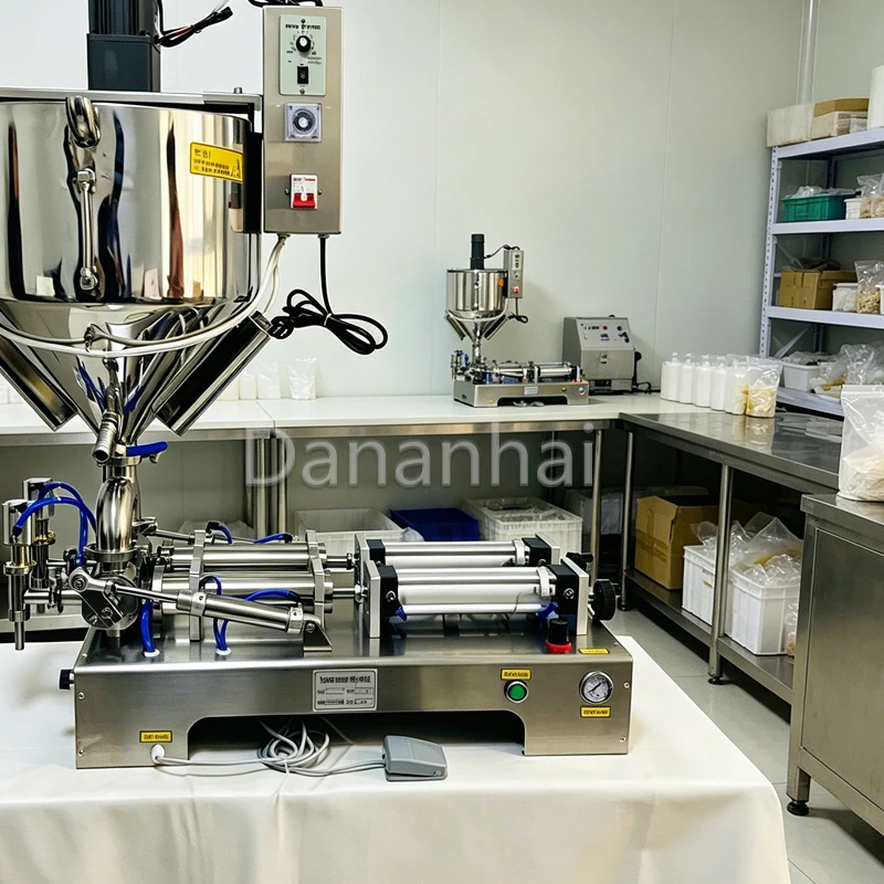 Pneumatic Heating Stirring Filling Machine for Chili Oil Edible Oil Honey - Packaging Solution for Home And Kitchen
Pneumatic Heating Stirring Filling Machine for Chili Oil Edible Oil Honey - Packaging Solution for Home And Kitchen