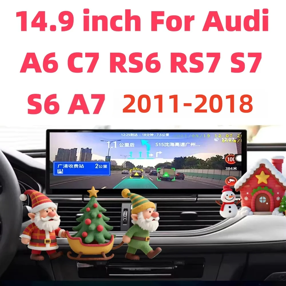 Автомагнитола Android Auto Bluetooth с CarPlay для Audi A6 C7 RS6 RS7 S7 S6 A7 2011-2018, мультимедийный видеоплеер, GPS-навигация, 14.9 дюймов
Автомагнитола Android Auto Bluetooth с CarPlay для Audi A6 C7 RS6 RS7 S7 S6 A7 2011-2018, мультимедийный видеоплеер, GPS-навигация, 14.9 дюймов