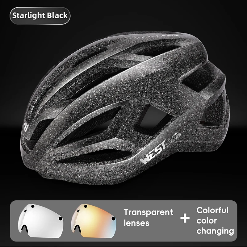 Adjustable Reflective Bicycle Helmet 2pcs Magnetic Goggles and Integrated Molded Night Riding Safety Helmet CE Certified
Adjustable Reflective Bicycle Helmet 2pcs Magnetic Goggles and Integrated Molded Night Riding Safety Helmet CE Certified