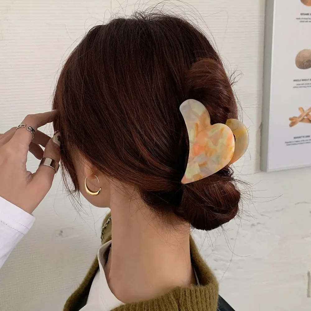 Marble texture Love Girls Semicircle Korean Style Hair Clip Female Hair Accessories Geometric Hair Claw Acetate Catch Clip
Marble texture Love Girls Semicircle Korean Style Hair Clip Female Hair Accessories Geometric Hair Claw Acetate Catch Clip