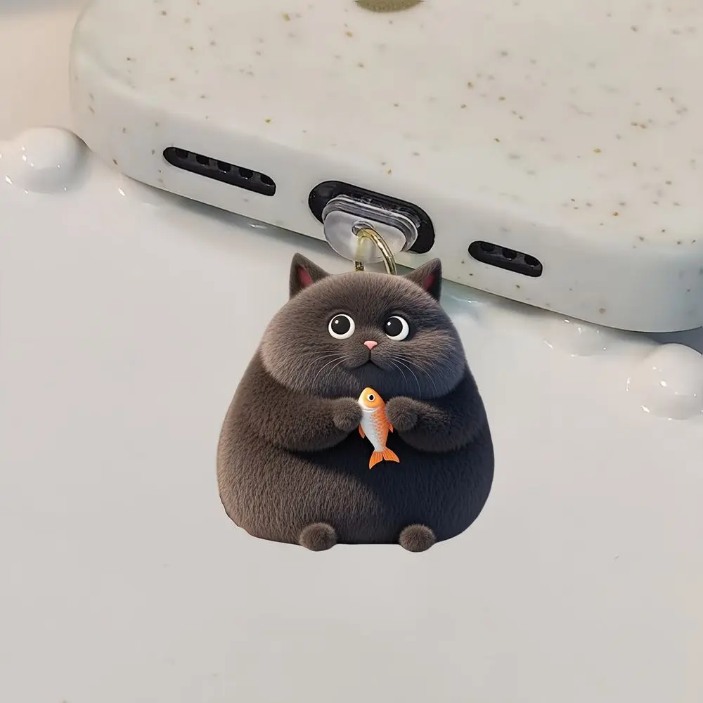 Charging port dust plug cute black cat acrylic mobile phone dust plug
Charging port dust plug cute black cat acrylic mobile phone dust plug