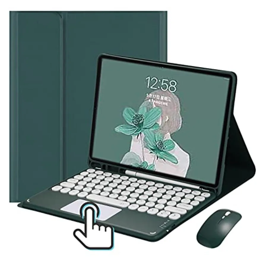 Touch Keyboard Case for iPad A16 2025 11th Gen 11 /iPad 10th Gen 2022 10.9 Retro Round Key Cute Color Touchpad Detachable Keybo
Touch Keyboard Case for iPad A16 2025 11th Gen 11 /iPad 10th Gen 2022 10.9 Retro Round Key Cute Color Touchpad Detachable Keybo