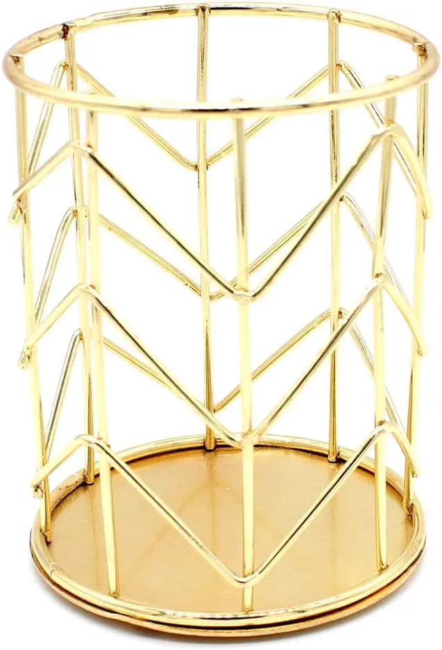 Pencil Holder, Metal Pen Pencil Holder, Rose Gold Pencil Holder, Desk Organizer for , School, Office Desk Supplies, Makeup Brus
Pencil Holder, Metal Pen Pencil Holder, Rose Gold Pencil Holder, Desk Organizer for , School, Office Desk Supplies, Makeup Brus