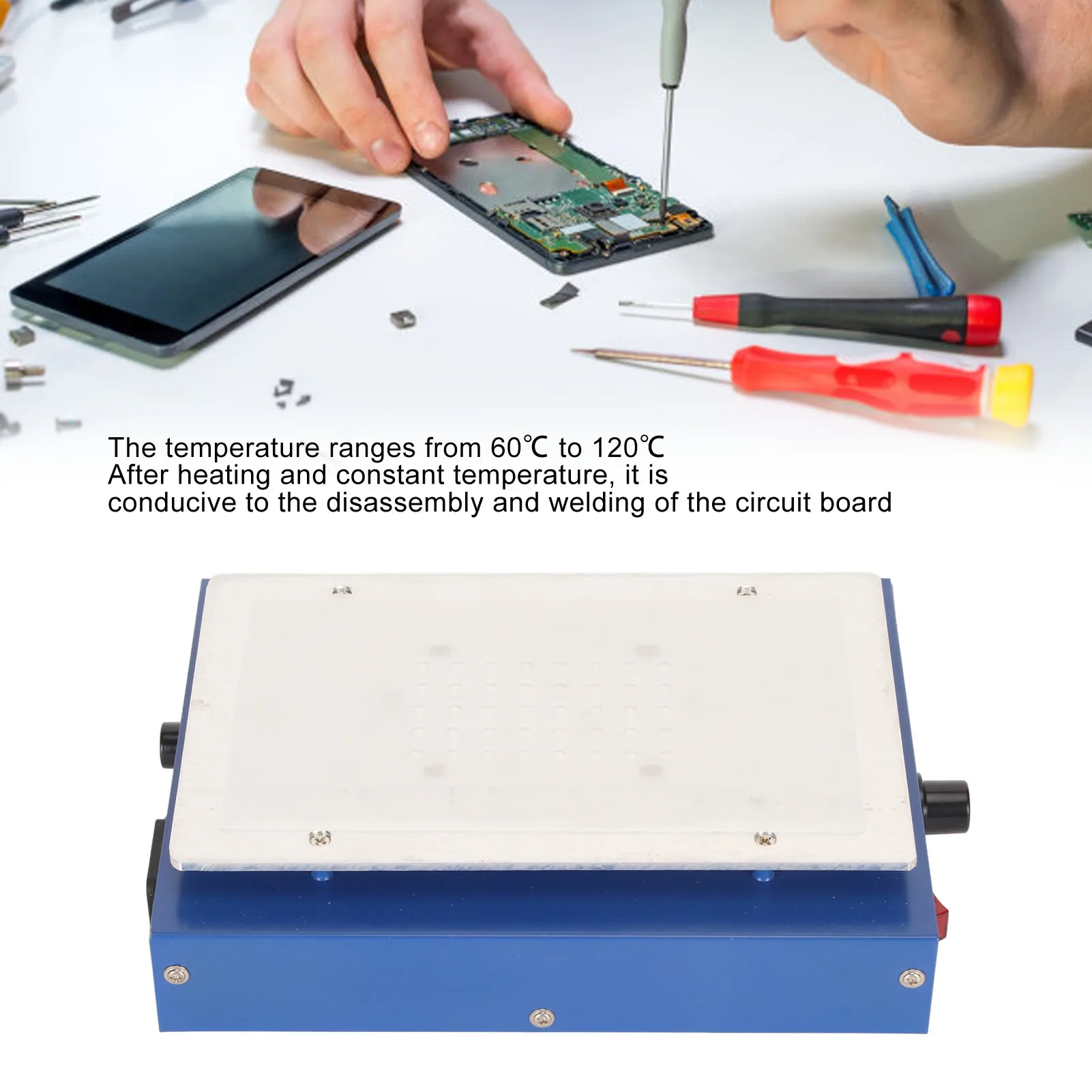 Светодиодный нагреватель для микрокомпьютера, постоянная температура, 450 Вт, паяльная плита из алюминиевого сплава, равномерный нагрев для ремонта
Светодиодный нагреватель для микрокомпьютера, постоянная температура, 450 Вт, паяльная плита из алюминиевого сплава, равномерный нагрев для ремонта