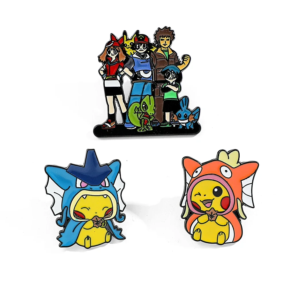 3 Pcs Fashion Anime Brooch Funny Brock Pikachu Enamel Pin Metal Badge Jewelry Clothing Backpack Accessories Gift for Friends
3 Pcs Fashion Anime Brooch Funny Brock Pikachu Enamel Pin Metal Badge Jewelry Clothing Backpack Accessories Gift for Friends