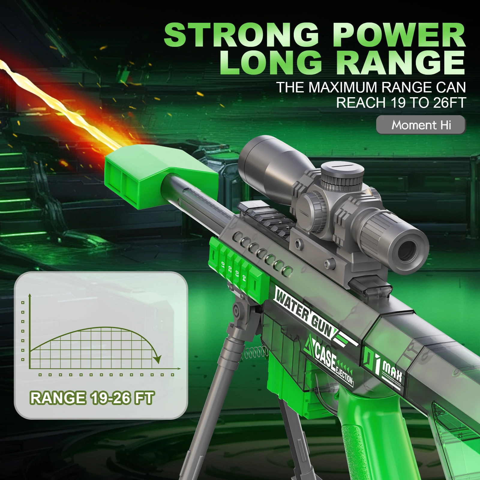 Electric Water Gun Toy Manual and Automatic Watergun with Lights and Sound Long Range Water Squirt Gun Beach Pool Outdoor Toy
Electric Water Gun Toy Manual and Automatic Watergun with Lights and Sound Long Range Water Squirt Gun Beach Pool Outdoor Toy