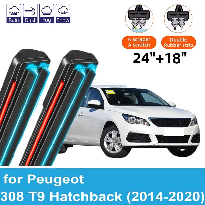 2PCS Car Wiper Blades for 2014-2020 Peugeot 308 T9 Hatchback Front Windscreen Windshield Double Rubber Car Accessories 2019 2020
2PCS Car Wiper Blades for 2014-2020 Peugeot 308 T9 Hatchback Front Windscreen Windshield Double Rubber Car Accessories 2019 2020