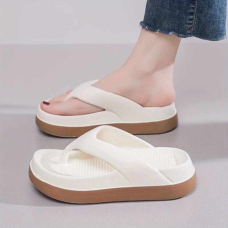 Women's EVA Flip Flops Soft Thick Cushion Sole Non-slip Summer Beach Slippers Casual Slip-on Outdoor Vacation Sandals
Women's EVA Flip Flops Soft Thick Cushion Sole Non-slip Summer Beach Slippers Casual Slip-on Outdoor Vacation Sandals
