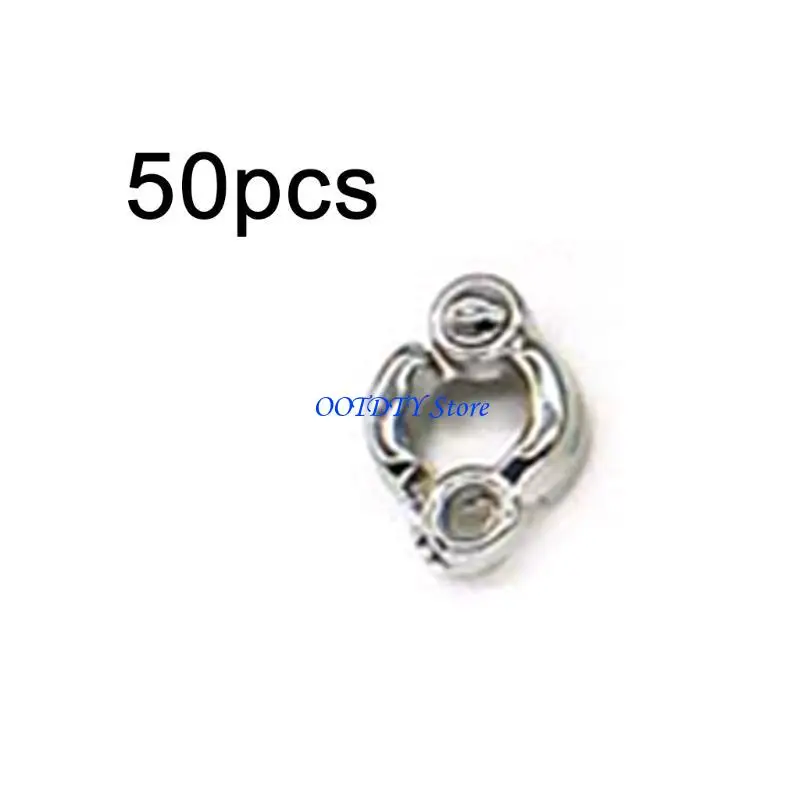 367A 50pcs Bird Leg Ring Metal Foot Clip Fly Training Accessories for Conure Parakeet
367A 50pcs Bird Leg Ring Metal Foot Clip Fly Training Accessories for Conure Parakeet