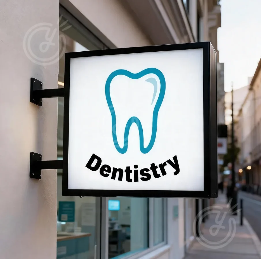Custom Square 3d LED Sign LightBox Advertising Double Sided Illuminated Dentistry Outdoor Original Signboard Business Waterproof
Custom Square 3d LED Sign LightBox Advertising Double Sided Illuminated Dentistry Outdoor Original Signboard Business Waterproof