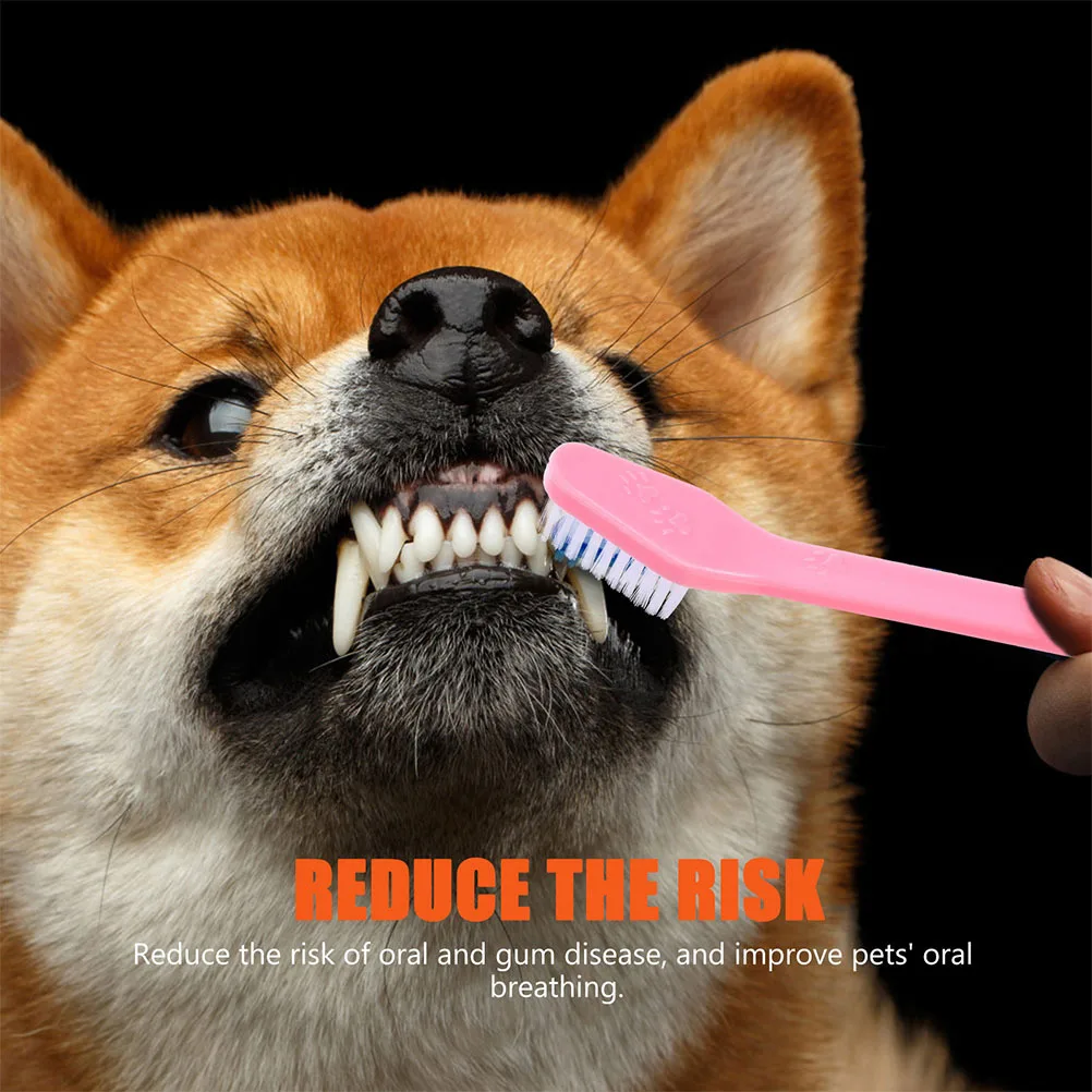 12Pcs Dog Teeth Cleaning Brush Pet Toothbrush Dual Head for Oral Hygiene Bad Breath Removal Strong Wear Resistant for Dogs and
12Pcs Dog Teeth Cleaning Brush Pet Toothbrush Dual Head for Oral Hygiene Bad Breath Removal Strong Wear Resistant for Dogs and