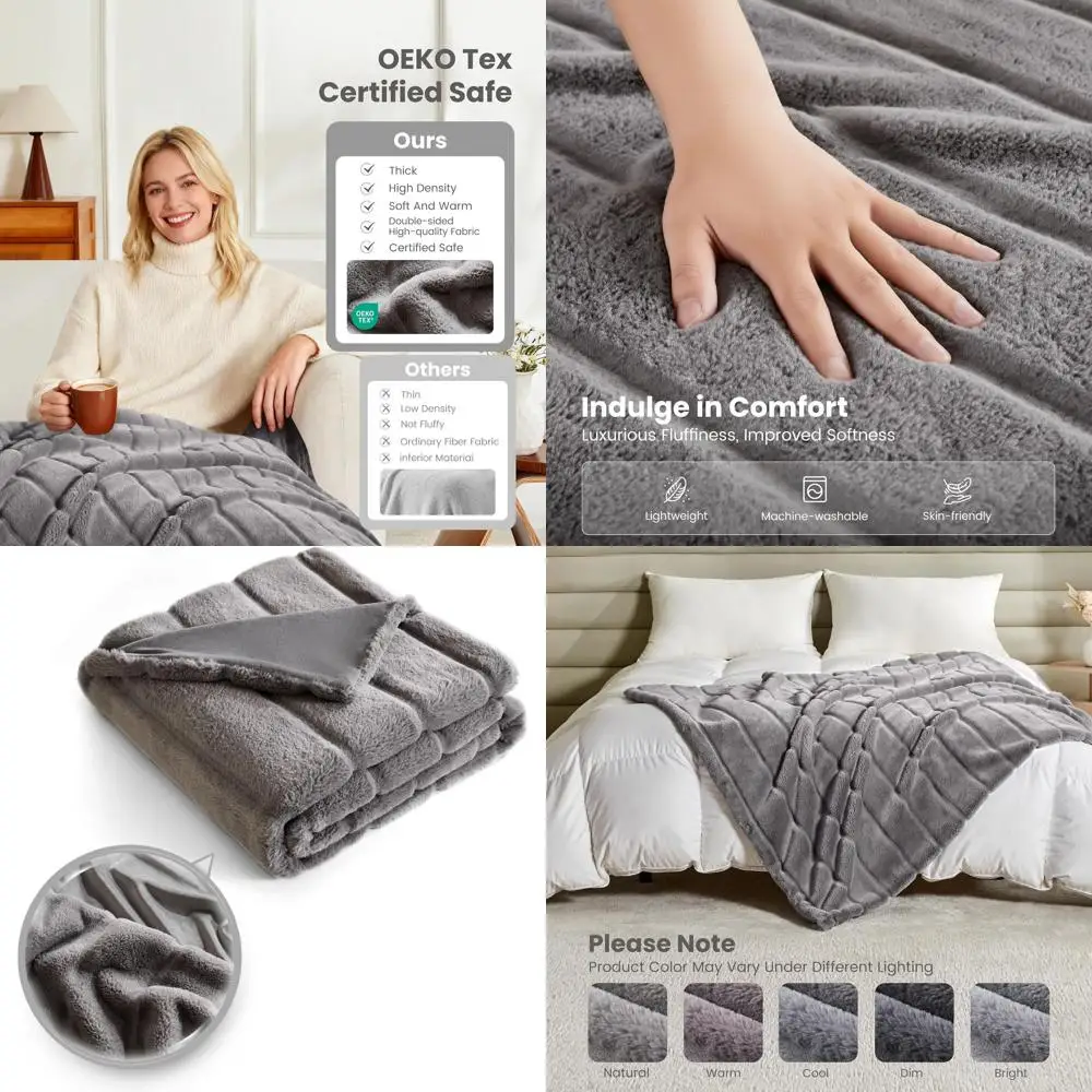 Плюшевое одеяло из кроличьего меха размера «queen-size», мягкая двусторонняя микро- норка, уютный пушистый чехол для дивана, можно стирать в машине
Плюшевое одеяло из кроличьего меха размера «queen-size», мягкая двусторонняя микро- норка, уютный пушистый чехол для дивана, можно стирать в машине