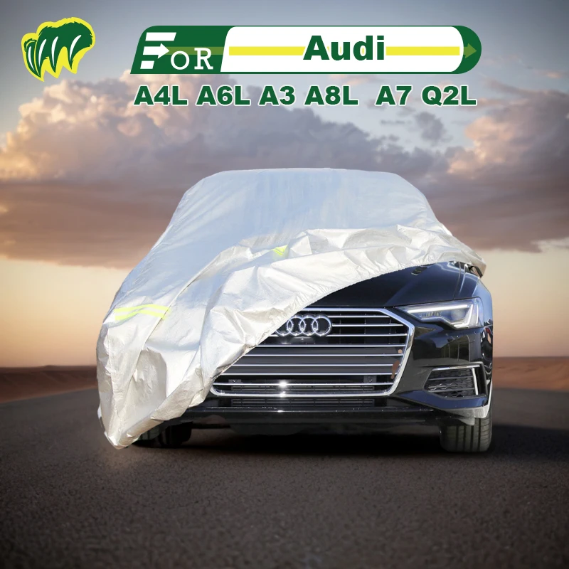 For Audi A4L A6L A3 A8L A7 Q2L Hatchback Car Cover Waterproof Outdoor Cover Sun Rain Protection with Lock and Zipper Door
For Audi A4L A6L A3 A8L A7 Q2L Hatchback Car Cover Waterproof Outdoor Cover Sun Rain Protection with Lock and Zipper Door