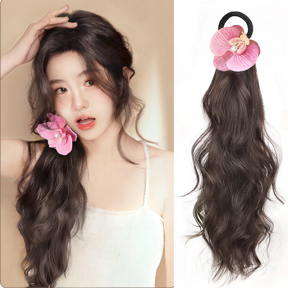Synthetic Ponytail Extension Lazy Atmosphere Butterfly Orchid Layered Curly Hairpiece Fake Hair for Women Daily Party Cosplay
Synthetic Ponytail Extension Lazy Atmosphere Butterfly Orchid Layered Curly Hairpiece Fake Hair for Women Daily Party Cosplay