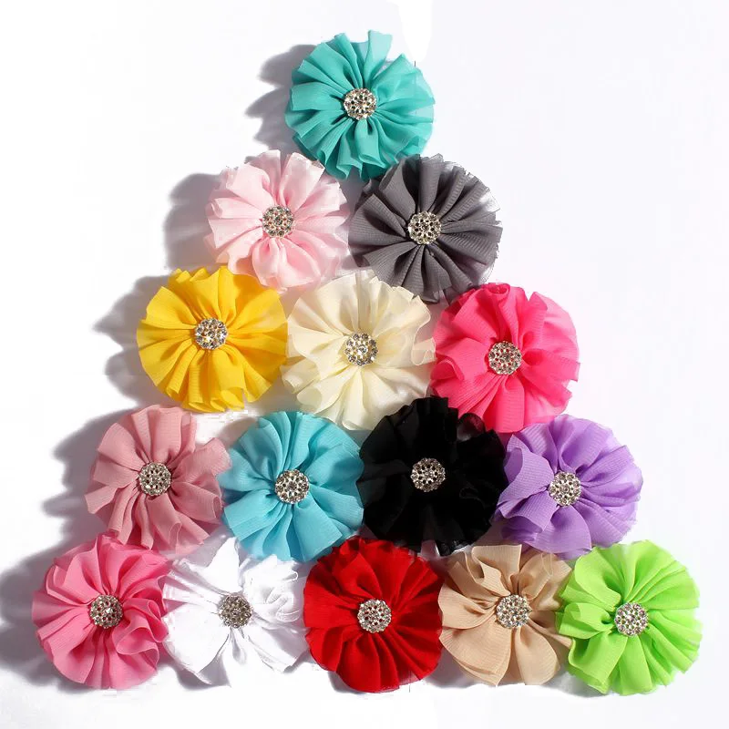 200pcs/lot 6.5CM 15Colors Solid Chic Chiffon Artificial Fabric Flowers With Rhinestone Buttons For Wedding Invitation
200pcs/lot 6.5CM 15Colors Solid Chic Chiffon Artificial Fabric Flowers With Rhinestone Buttons For Wedding Invitation