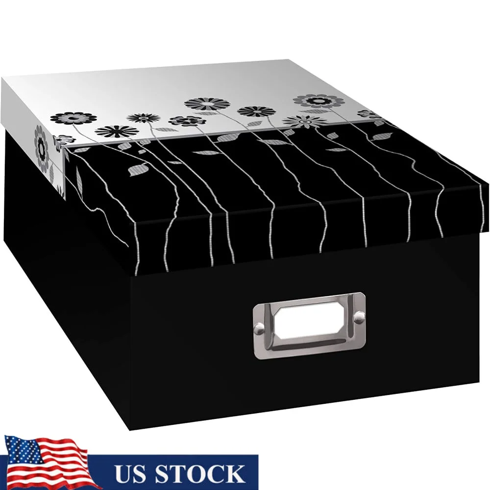 Heavy Duty Photo Storage Box Long Stems Design Durable Metal Identification Plate Acid Free Photo Safe Includes Index Cards
Heavy Duty Photo Storage Box Long Stems Design Durable Metal Identification Plate Acid Free Photo Safe Includes Index Cards