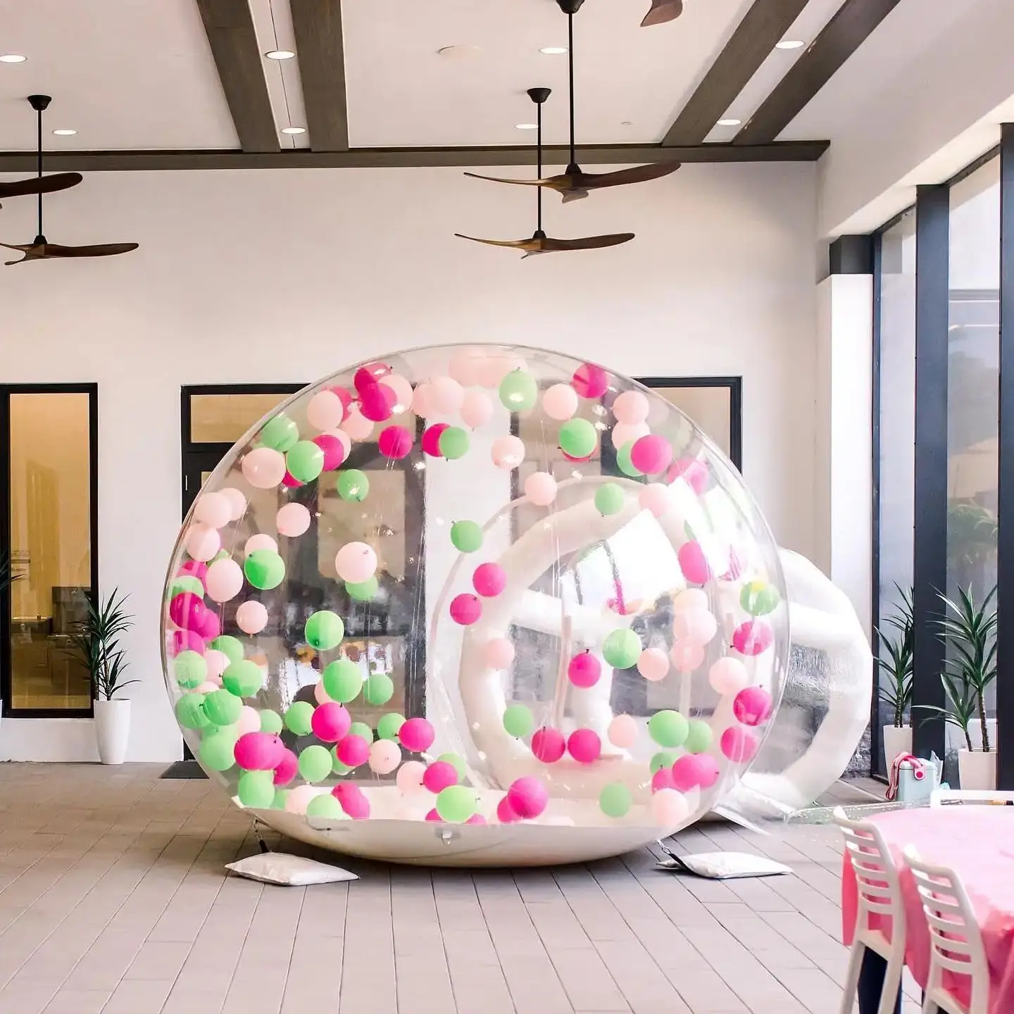 Inflatable Bubble Balloon House Inflatable Bubble House Clear Dome Balloon Garden Tent with Blower For Party
Inflatable Bubble Balloon House Inflatable Bubble House Clear Dome Balloon Garden Tent with Blower For Party