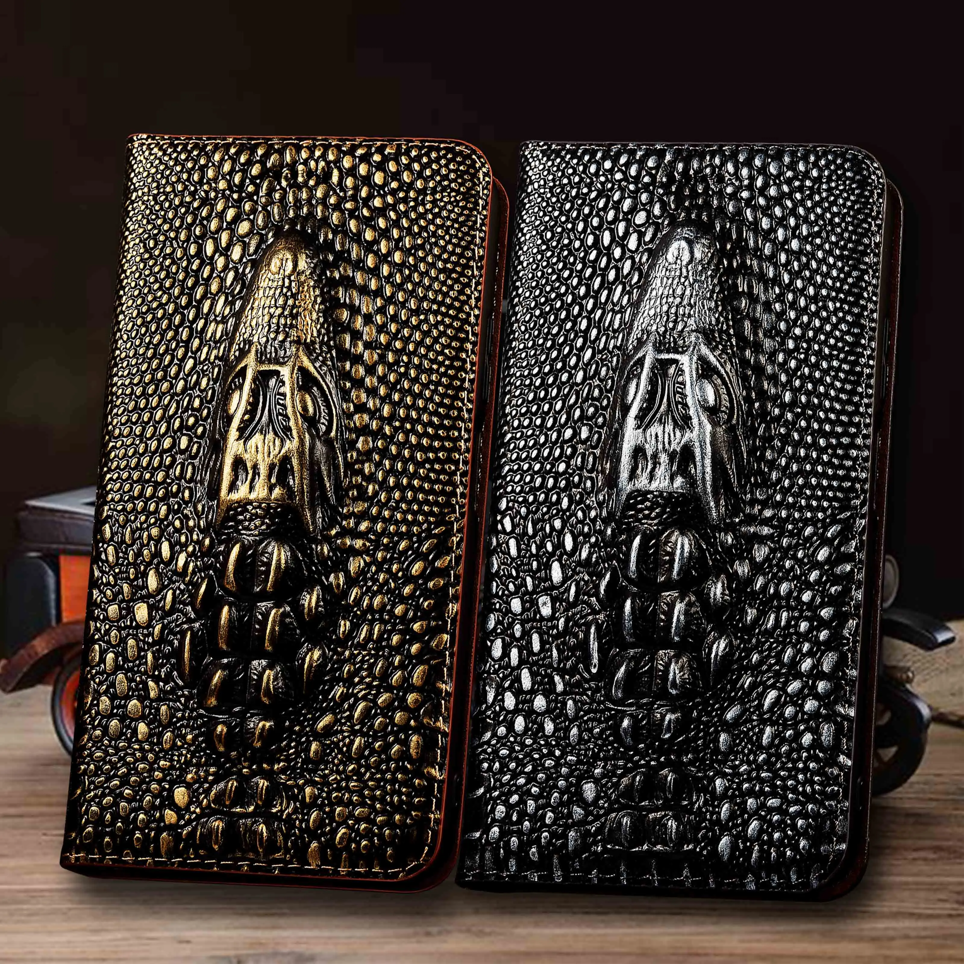 Genuine Leather Phone Case For Realme GT 2 3 5 6 6T 7 7T 8 Pro Explorer Master Crocodile Head Pattern Of Flip Cover Case Cowhide
Genuine Leather Phone Case For Realme GT 2 3 5 6 6T 7 7T 8 Pro Explorer Master Crocodile Head Pattern Of Flip Cover Case Cowhide