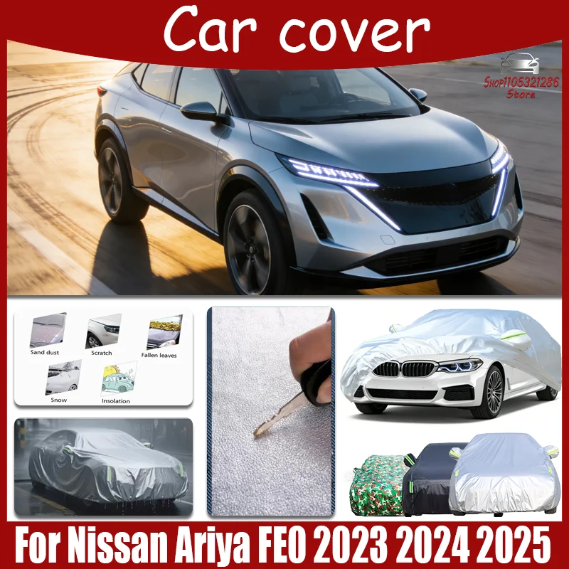 For Nissan Ariya FE0 2023 2024 2025 Full Car Covers Outdoor Sun Anti UV Rain Snow Dust Protection Oxford Cloth Accessories
For Nissan Ariya FE0 2023 2024 2025 Full Car Covers Outdoor Sun Anti UV Rain Snow Dust Protection Oxford Cloth Accessories