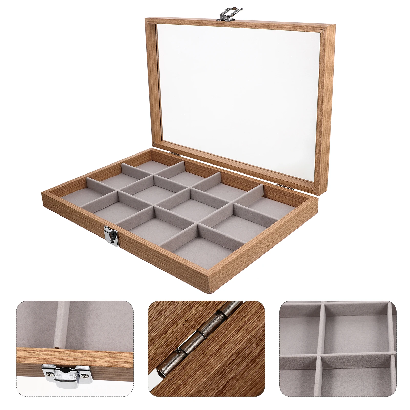 Clear Lid Box Organizer Big Storage Container Glass Lid Jewelry Display Case For Earrings Necklaces Rings Bracelets Wedding
Clear Lid Box Organizer Big Storage Container Glass Lid Jewelry Display Case For Earrings Necklaces Rings Bracelets Wedding
