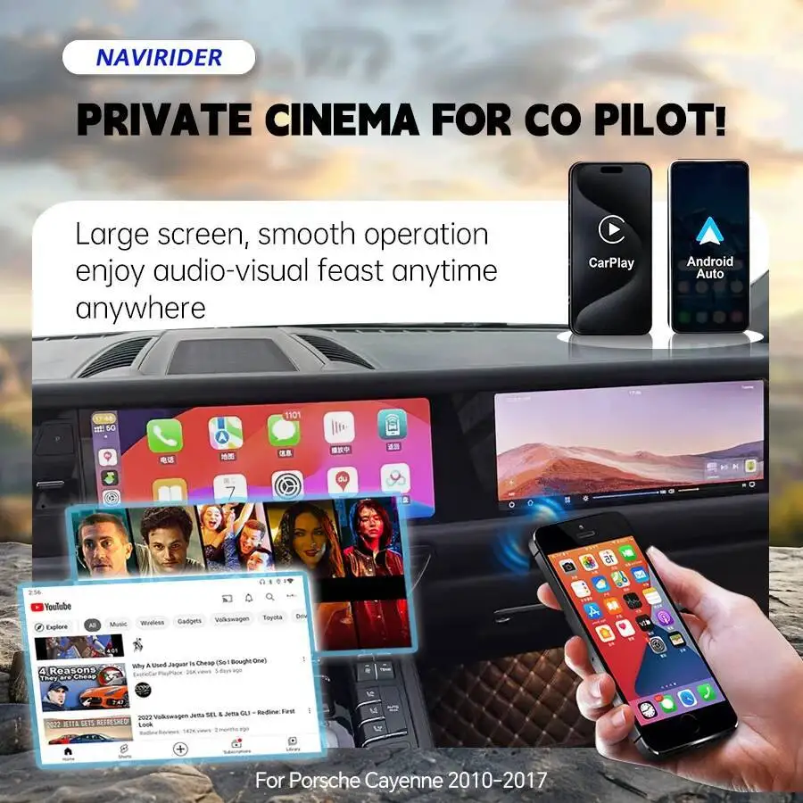 12,3 + 12,3 "двойной экран Android Auto Carplay для Porsche Cayenne 2010-2016 навигация автомобильный мультимедийный видеоплеер стерео головной убор
12,3 + 12,3 "двойной экран Android Auto Carplay для Porsche Cayenne 2010-2016 навигация автомобильный мультимедийный видеоплеер стерео головной убор