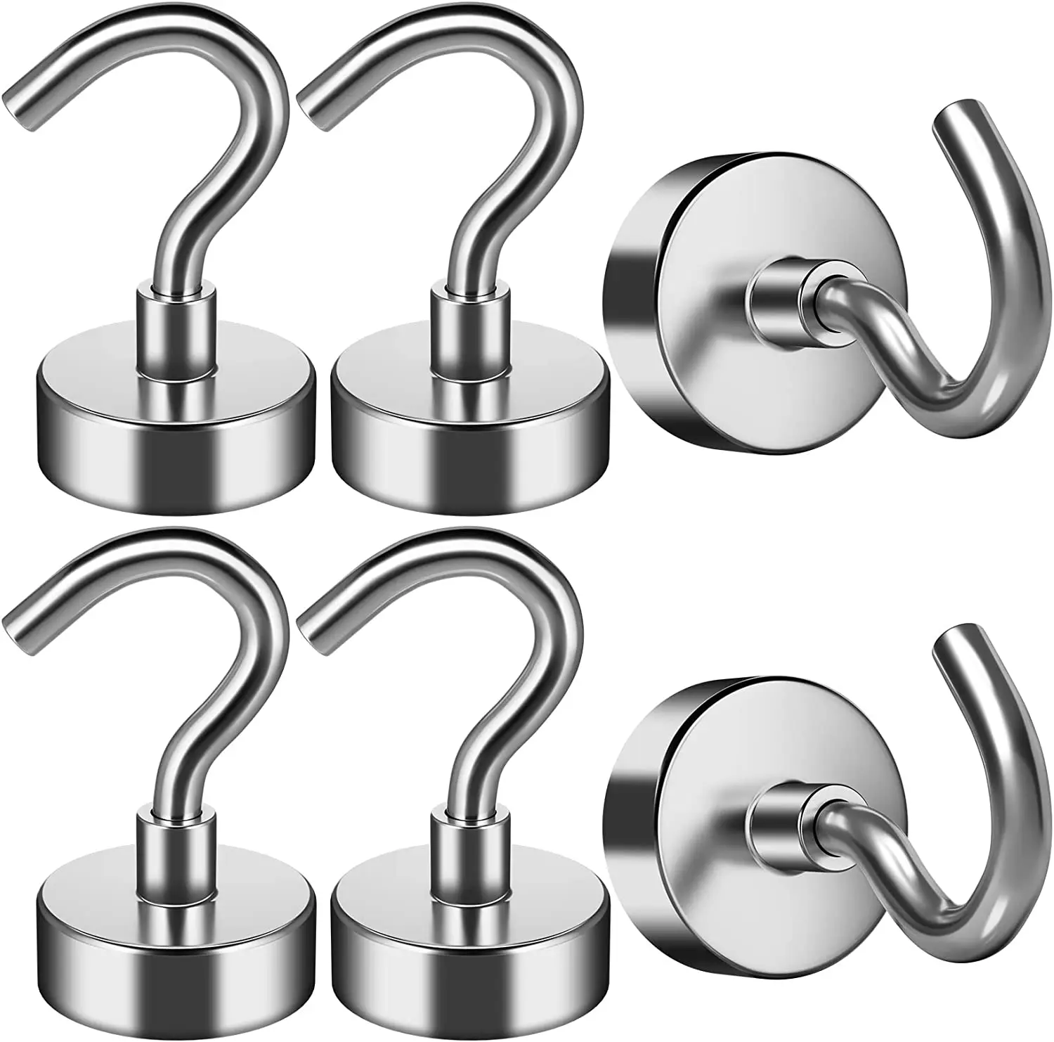 20pcs Magnetic Hook Heavy Duty, 30 lb Powerful Rare Earth Neodymium Magnet with Hook For Suspension, Magnetic Hook Power Cruise
20pcs Magnetic Hook Heavy Duty, 30 lb Powerful Rare Earth Neodymium Magnet with Hook For Suspension, Magnetic Hook Power Cruise