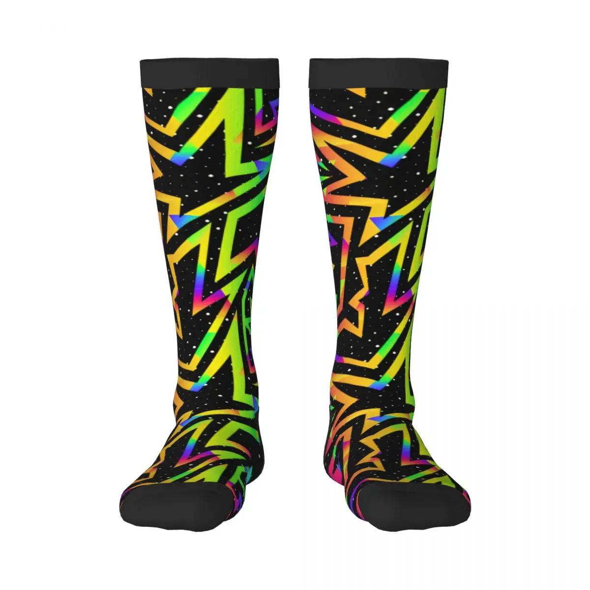 Spring/autumn over the knee socks Star Rainbow Geometric Pattern school dance long stocking
Spring/autumn over the knee socks Star Rainbow Geometric Pattern school dance long stocking