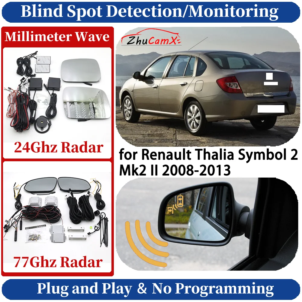 Blind Spot Monitoring/Detection System for Renault Thalia Symbol 2 Mk2 II 2008-2013 Night Driving Side Lane Change Safe Assist
Blind Spot Monitoring/Detection System for Renault Thalia Symbol 2 Mk2 II 2008-2013 Night Driving Side Lane Change Safe Assist