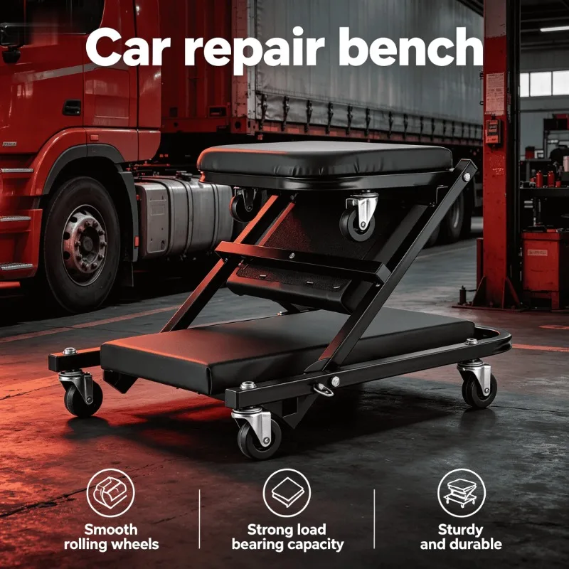 Steel Frame Mechanic Garage Low Profile Rolling Car Creeper Lying Board Heavy Duty Foldable Padded Headrest Swivel Casters
Steel Frame Mechanic Garage Low Profile Rolling Car Creeper Lying Board Heavy Duty Foldable Padded Headrest Swivel Casters