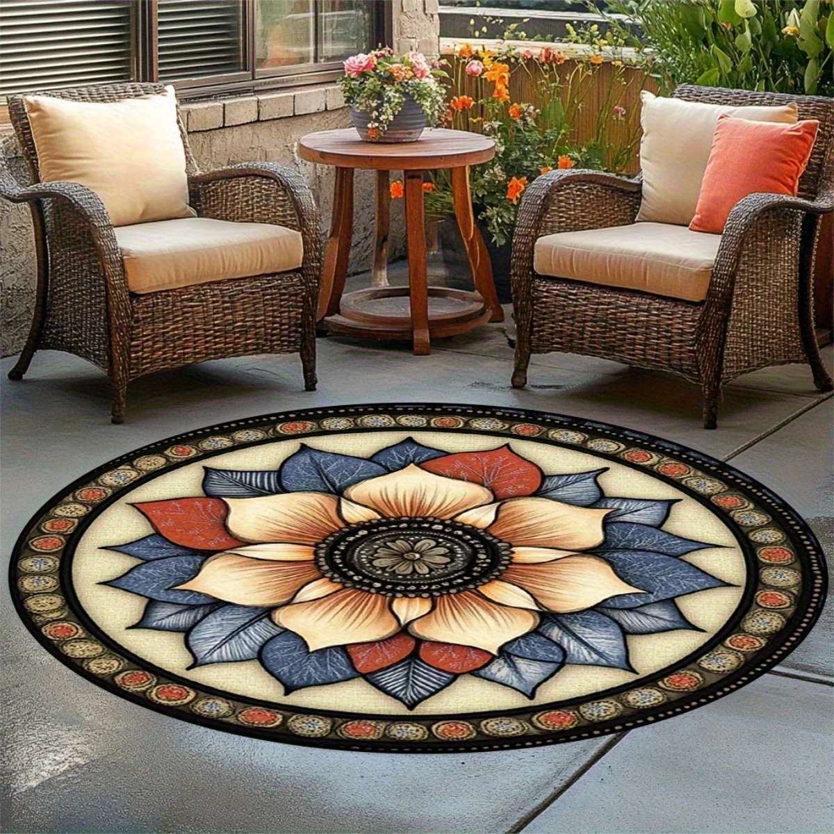 Crystal velvet carpet1pc HKStorage Mandala Area Mat - Non-Slip Rubber Backing, Beige/Blue/Red/Black/Orange/Teal/, Indoor/Outdoor
Crystal velvet carpet1pc HKStorage Mandala Area Mat - Non-Slip Rubber Backing, Beige/Blue/Red/Black/Orange/Teal/, Indoor/Outdoor