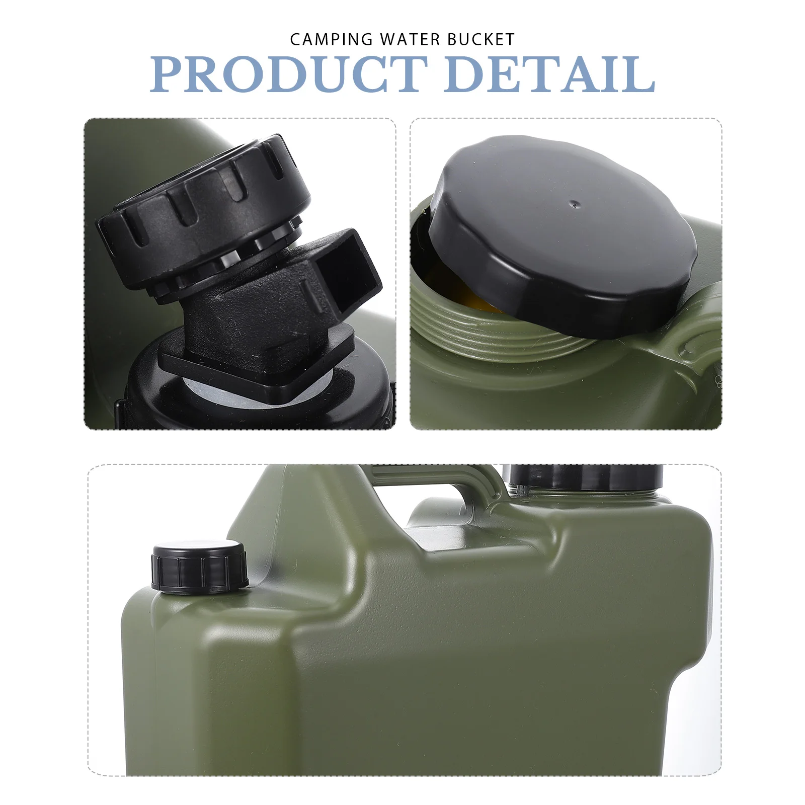 1 set Portable Car Water Storage Bucket 5L PE Material Outdoor Oil Barrel Camping Supplies Sealing Tank Lightweight
1 set Portable Car Water Storage Bucket 5L PE Material Outdoor Oil Barrel Camping Supplies Sealing Tank Lightweight