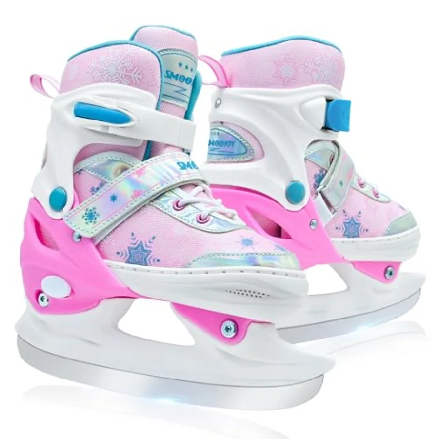 Adjustable Ice Skates for Girls Boys Comfortable, Smooth Blades Snow Hockey Ice Skating Shoes for Outdoor Indoor Rink, Perfect
Adjustable Ice Skates for Girls Boys Comfortable, Smooth Blades Snow Hockey Ice Skating Shoes for Outdoor Indoor Rink, Perfect
