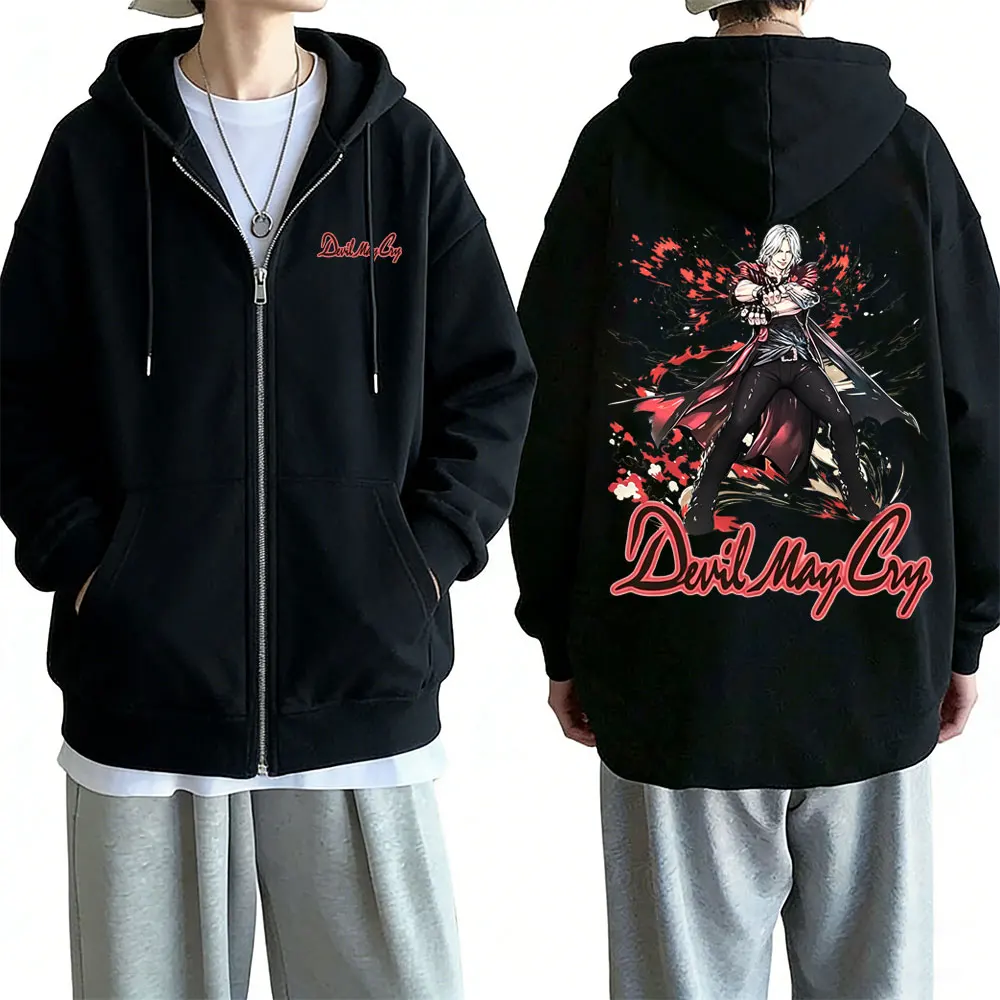 Hot Sale Game Devil May Cry Dante Zipper Hoodie Men Women Fashion Vintage Oversized Streetwear Male Casual Zip Up Jacket Coat
Hot Sale Game Devil May Cry Dante Zipper Hoodie Men Women Fashion Vintage Oversized Streetwear Male Casual Zip Up Jacket Coat