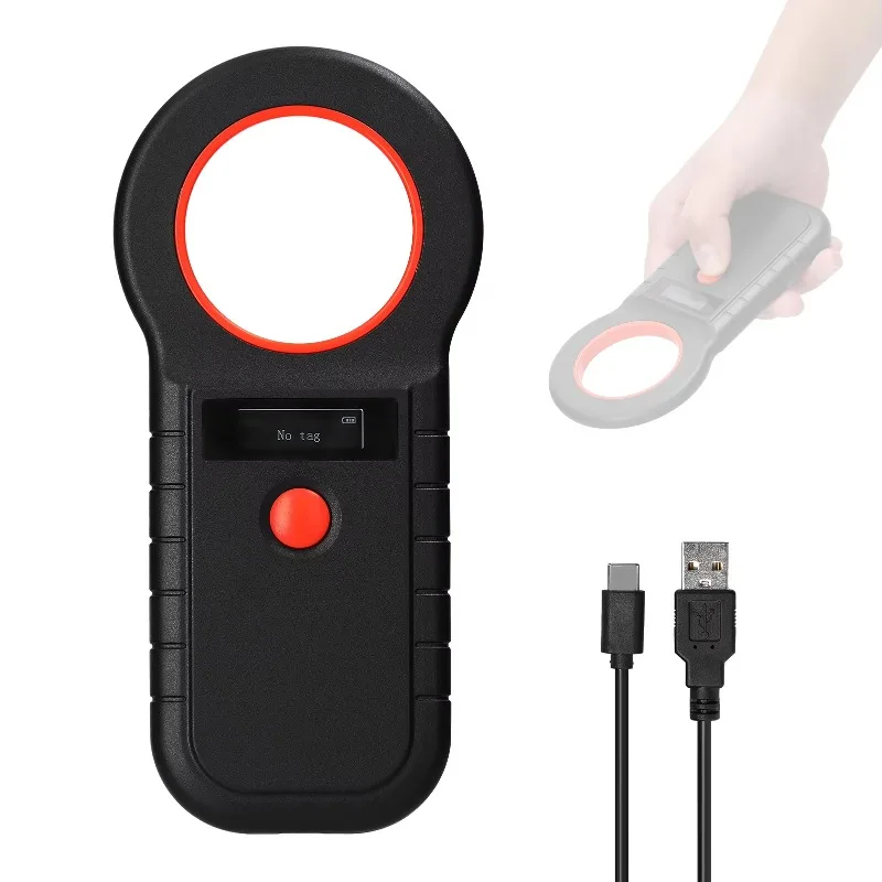 Pet Microchip Reader Scanner Wireless RFID Handheld Chip Scanner Rechargeable Animal Tags Scanner with OLED Display Support EMID
Pet Microchip Reader Scanner Wireless RFID Handheld Chip Scanner Rechargeable Animal Tags Scanner with OLED Display Support EMID